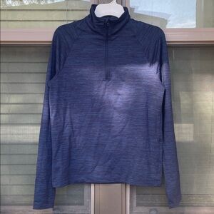 Outdoor Voices Men’s SMALL 1/4 Zip Pullover Sweatshirt Active Run Blue